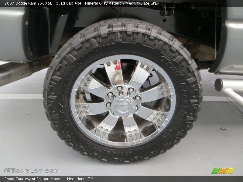Mineral Gray Metallic / Medium Slate Gray 2007 Dodge Ram 2500 SLT Quad Cab 4x4