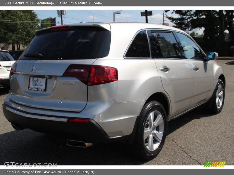 Palladium Metallic / Ebony 2010 Acura MDX Technology