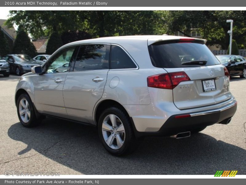 Palladium Metallic / Ebony 2010 Acura MDX Technology