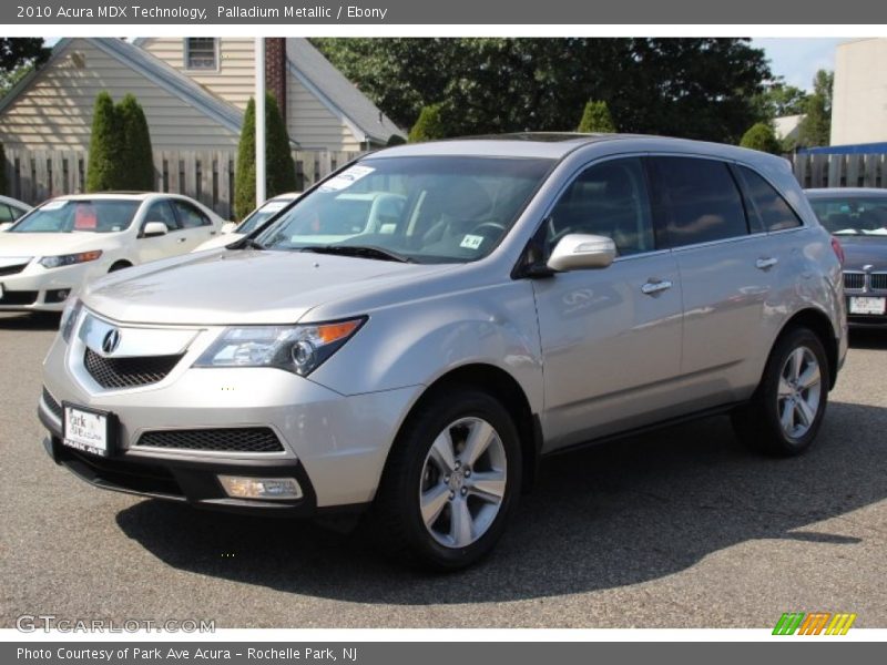 Palladium Metallic / Ebony 2010 Acura MDX Technology