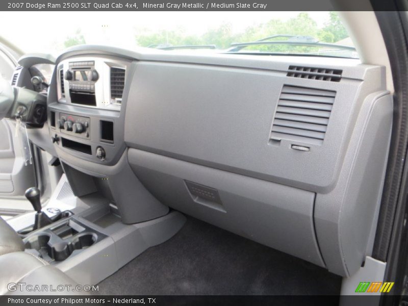 Mineral Gray Metallic / Medium Slate Gray 2007 Dodge Ram 2500 SLT Quad Cab 4x4