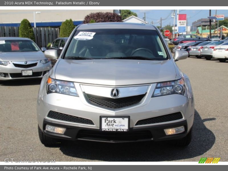 Palladium Metallic / Ebony 2010 Acura MDX Technology