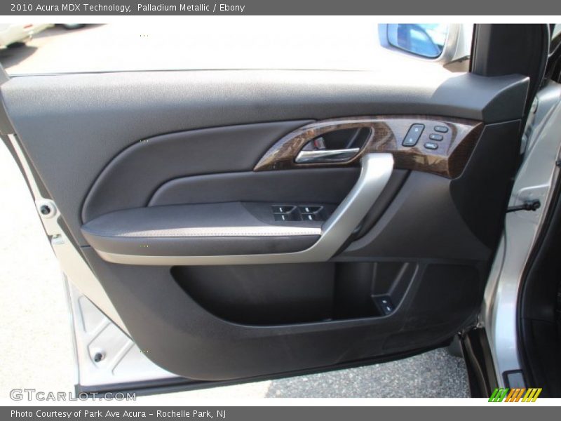 Palladium Metallic / Ebony 2010 Acura MDX Technology