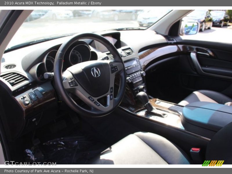 Palladium Metallic / Ebony 2010 Acura MDX Technology