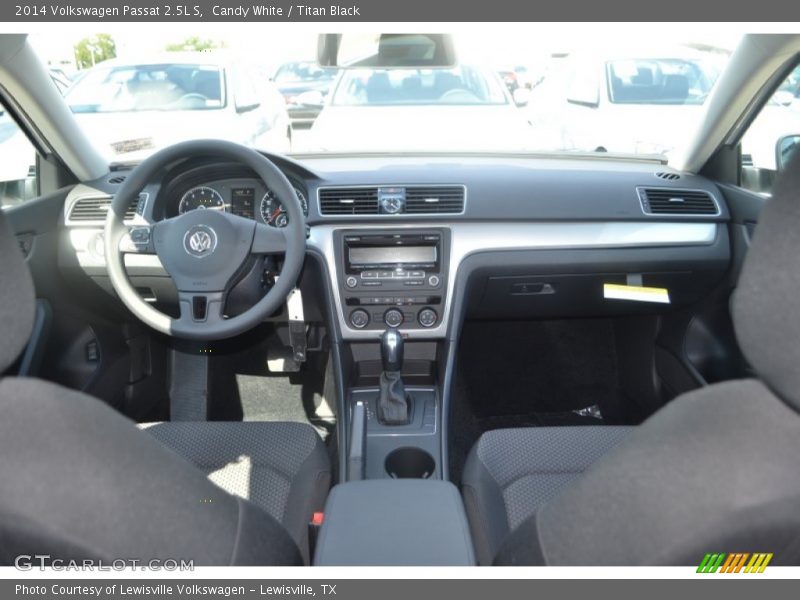 Candy White / Titan Black 2014 Volkswagen Passat 2.5L S
