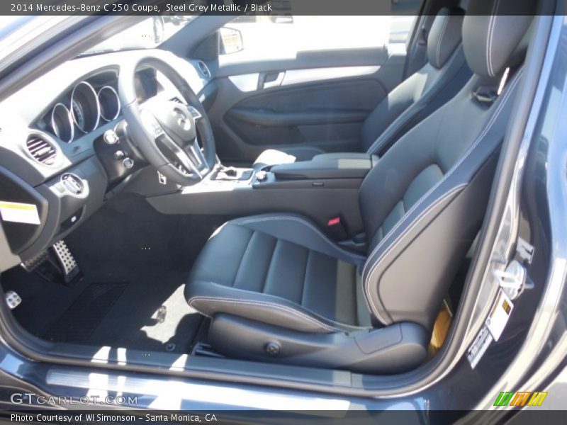 Front Seat of 2014 C 250 Coupe