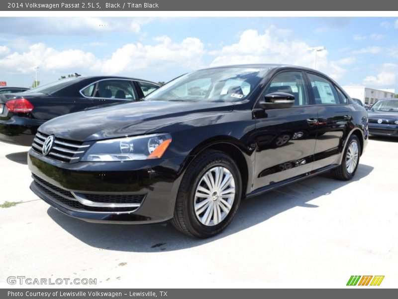 Black / Titan Black 2014 Volkswagen Passat 2.5L S