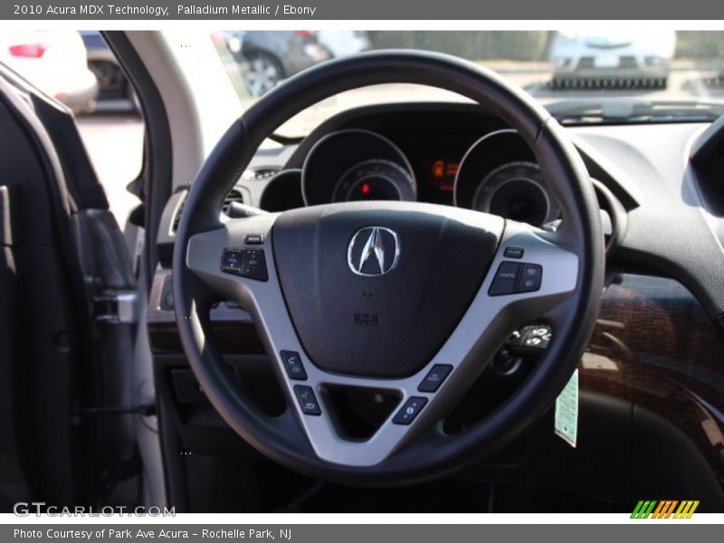 Palladium Metallic / Ebony 2010 Acura MDX Technology
