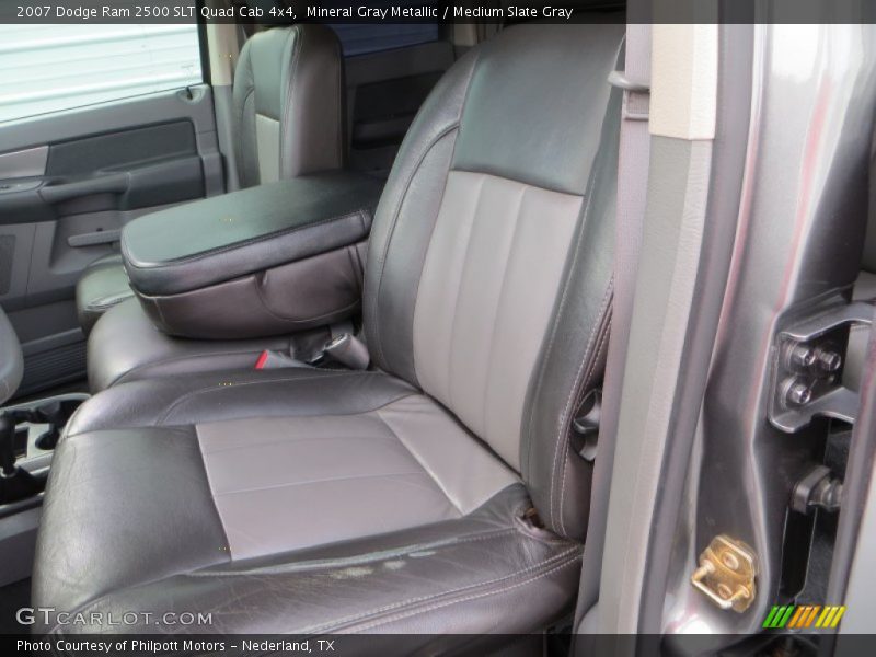 Mineral Gray Metallic / Medium Slate Gray 2007 Dodge Ram 2500 SLT Quad Cab 4x4