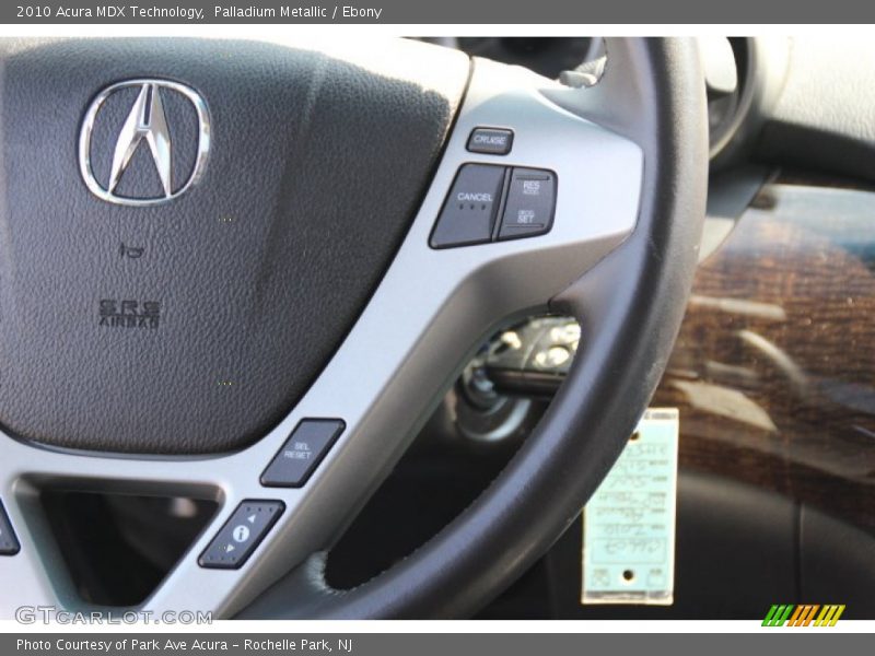 Palladium Metallic / Ebony 2010 Acura MDX Technology