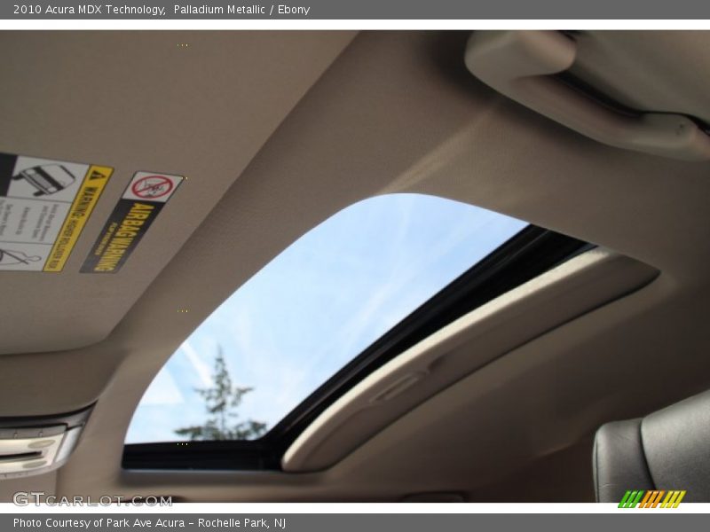 Palladium Metallic / Ebony 2010 Acura MDX Technology