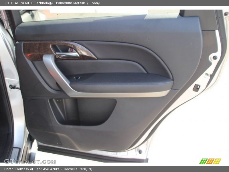 Palladium Metallic / Ebony 2010 Acura MDX Technology