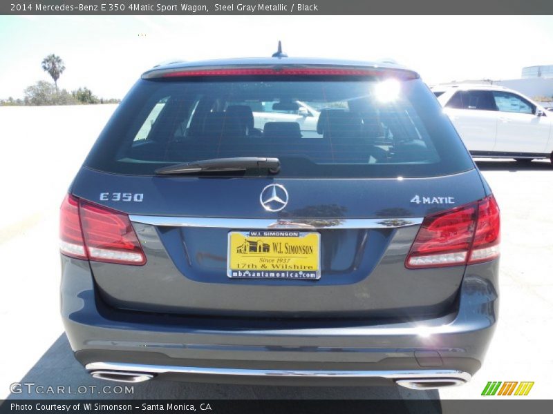 Steel Gray Metallic / Black 2014 Mercedes-Benz E 350 4Matic Sport Wagon