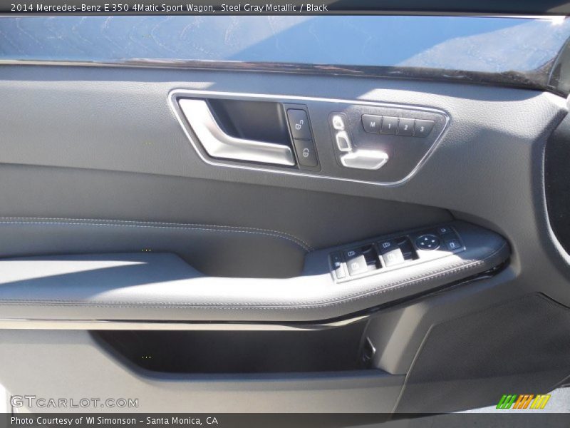 Steel Gray Metallic / Black 2014 Mercedes-Benz E 350 4Matic Sport Wagon