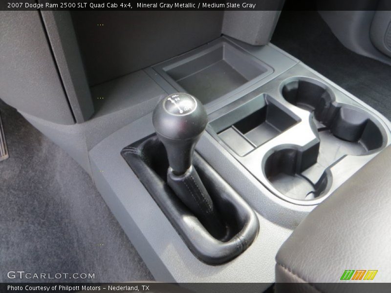 Mineral Gray Metallic / Medium Slate Gray 2007 Dodge Ram 2500 SLT Quad Cab 4x4