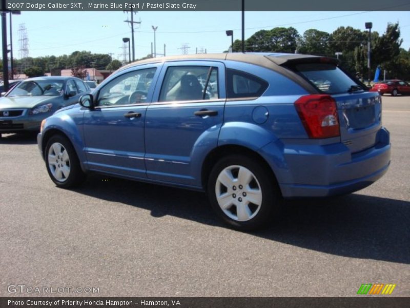 Marine Blue Pearl / Pastel Slate Gray 2007 Dodge Caliber SXT