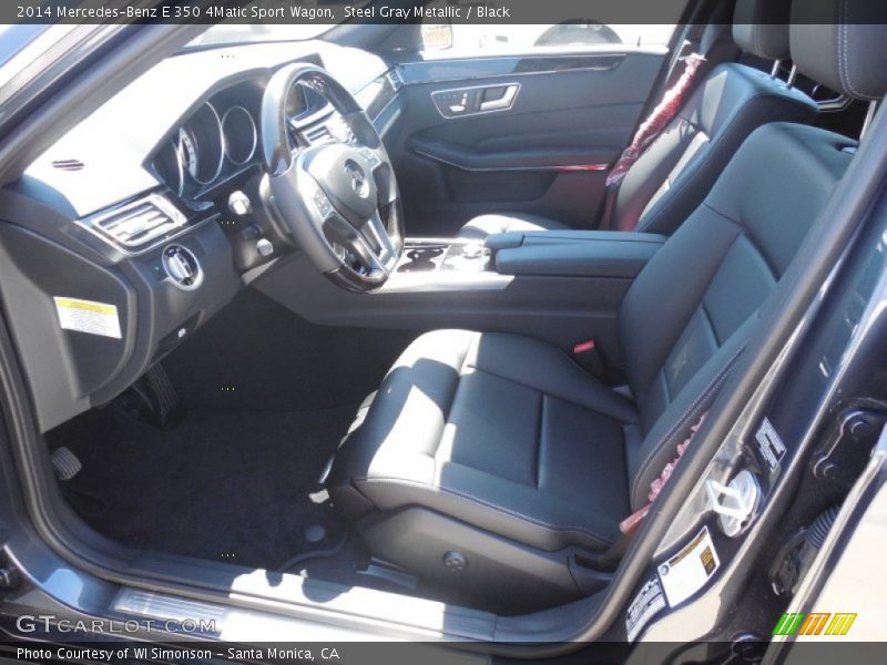 Steel Gray Metallic / Black 2014 Mercedes-Benz E 350 4Matic Sport Wagon