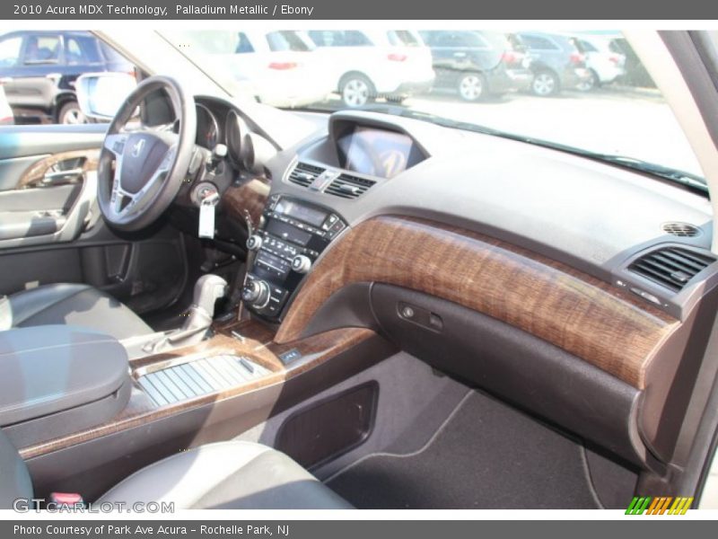 Palladium Metallic / Ebony 2010 Acura MDX Technology
