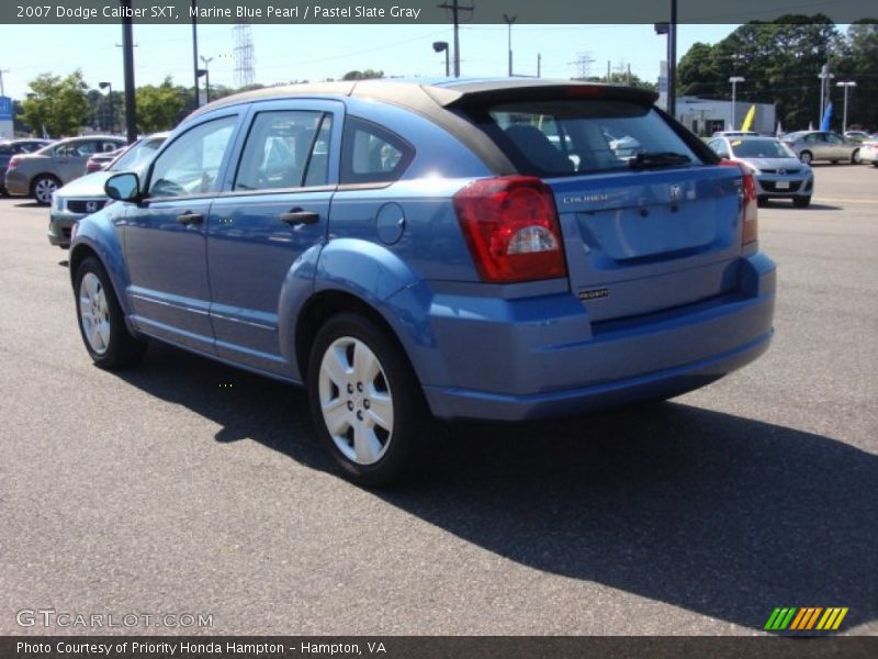 Marine Blue Pearl / Pastel Slate Gray 2007 Dodge Caliber SXT