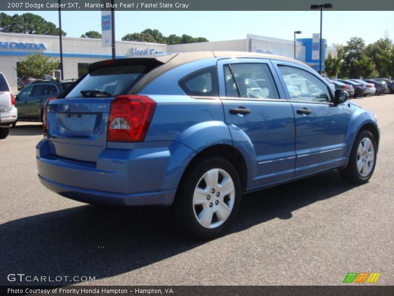 Marine Blue Pearl / Pastel Slate Gray 2007 Dodge Caliber SXT