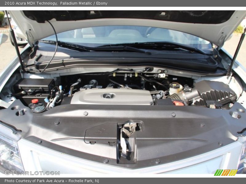 Palladium Metallic / Ebony 2010 Acura MDX Technology