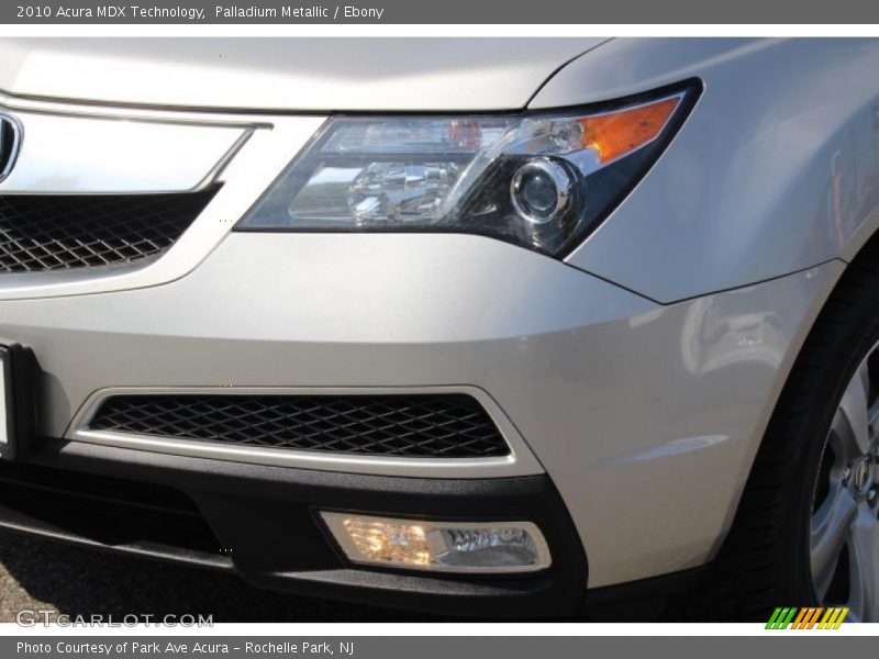 Palladium Metallic / Ebony 2010 Acura MDX Technology