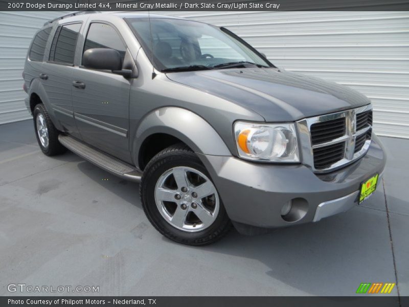 Mineral Gray Metallic / Dark Slate Gray/Light Slate Gray 2007 Dodge Durango Limited 4x4