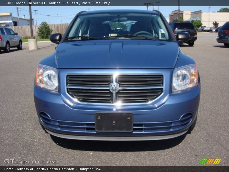 Marine Blue Pearl / Pastel Slate Gray 2007 Dodge Caliber SXT