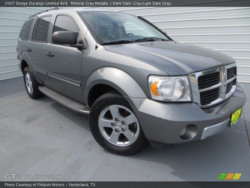 Mineral Gray Metallic / Dark Slate Gray/Light Slate Gray 2007 Dodge Durango Limited 4x4