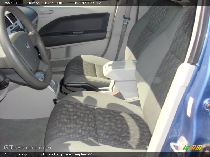 Marine Blue Pearl / Pastel Slate Gray 2007 Dodge Caliber SXT