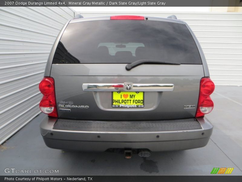 Mineral Gray Metallic / Dark Slate Gray/Light Slate Gray 2007 Dodge Durango Limited 4x4
