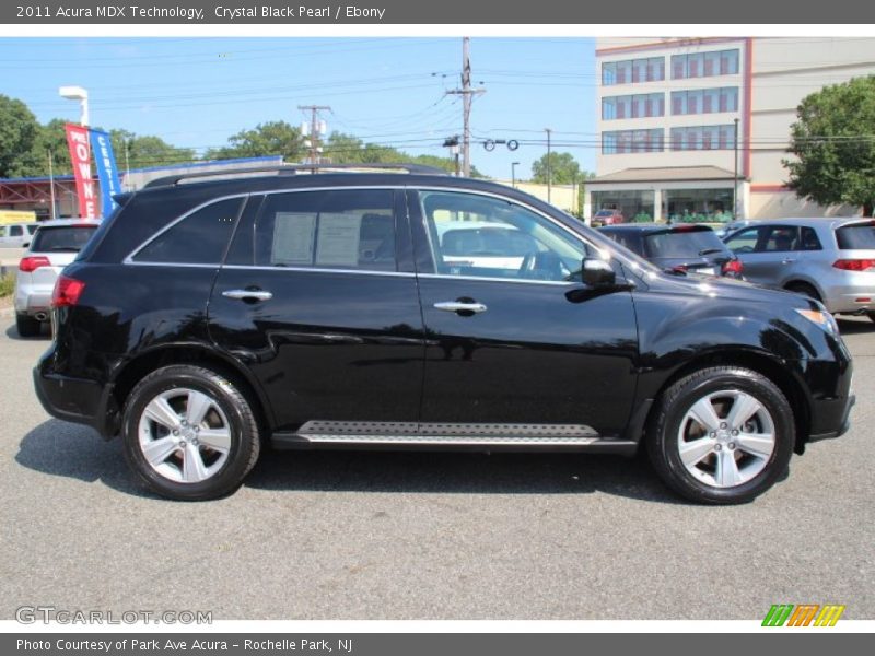 Crystal Black Pearl / Ebony 2011 Acura MDX Technology