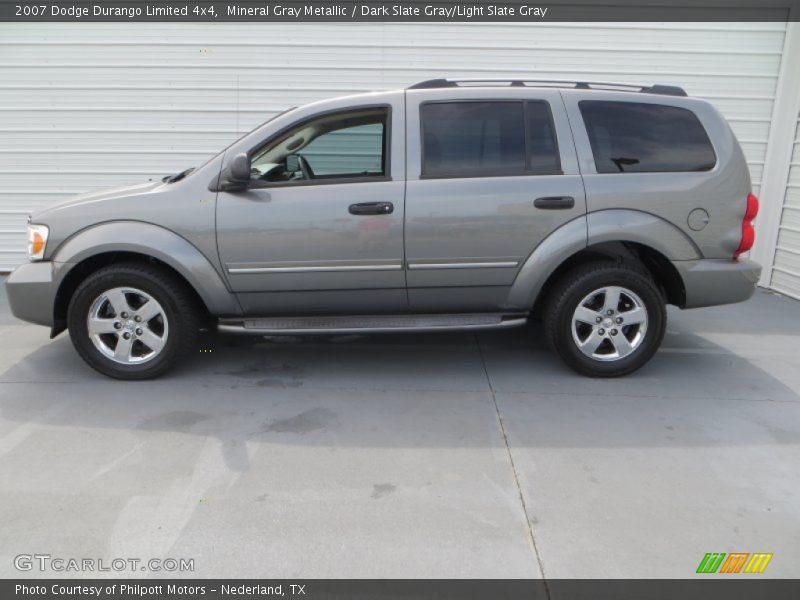 Mineral Gray Metallic / Dark Slate Gray/Light Slate Gray 2007 Dodge Durango Limited 4x4