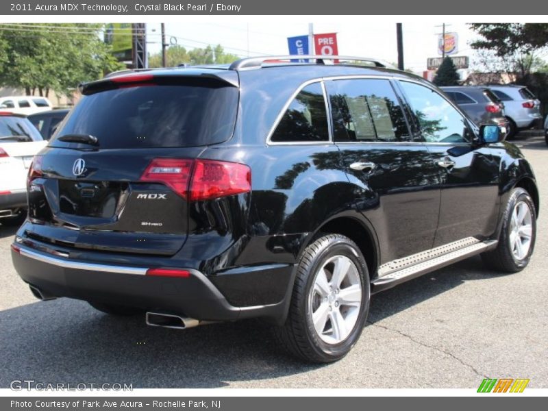 Crystal Black Pearl / Ebony 2011 Acura MDX Technology