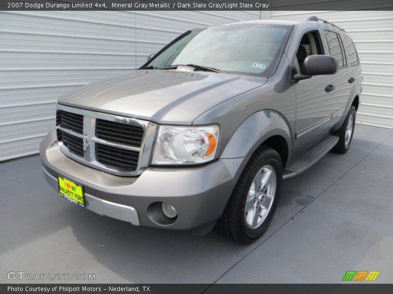 Mineral Gray Metallic / Dark Slate Gray/Light Slate Gray 2007 Dodge Durango Limited 4x4