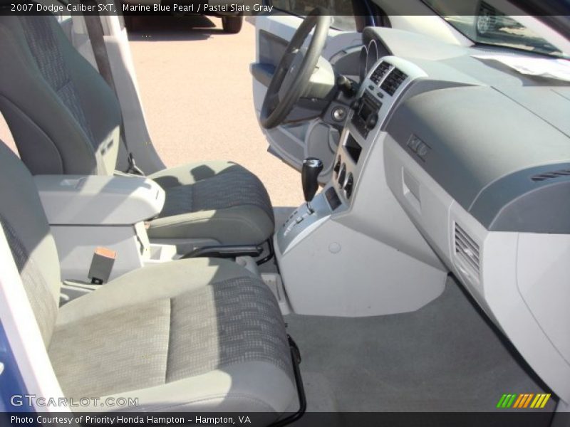 Marine Blue Pearl / Pastel Slate Gray 2007 Dodge Caliber SXT