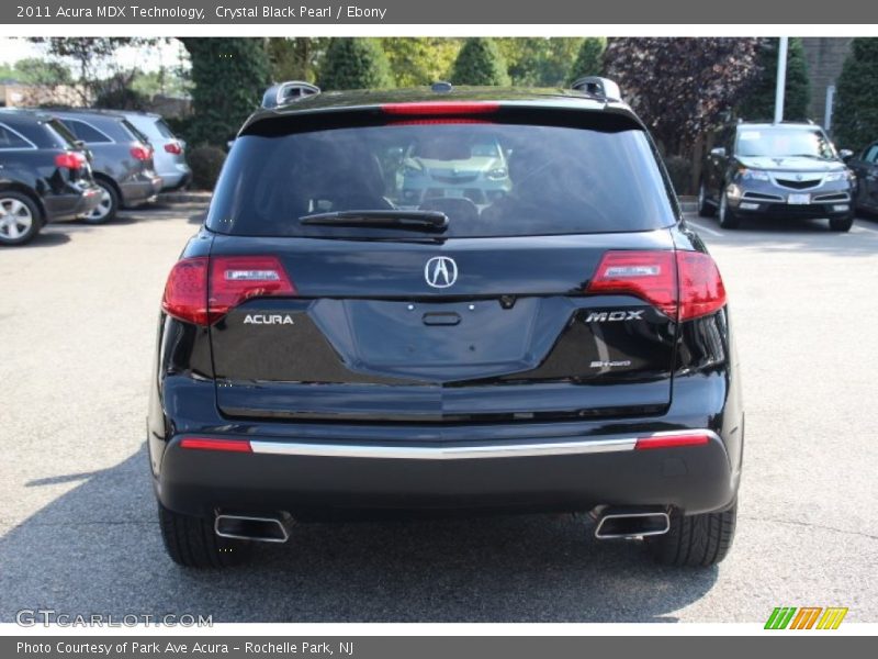 Crystal Black Pearl / Ebony 2011 Acura MDX Technology