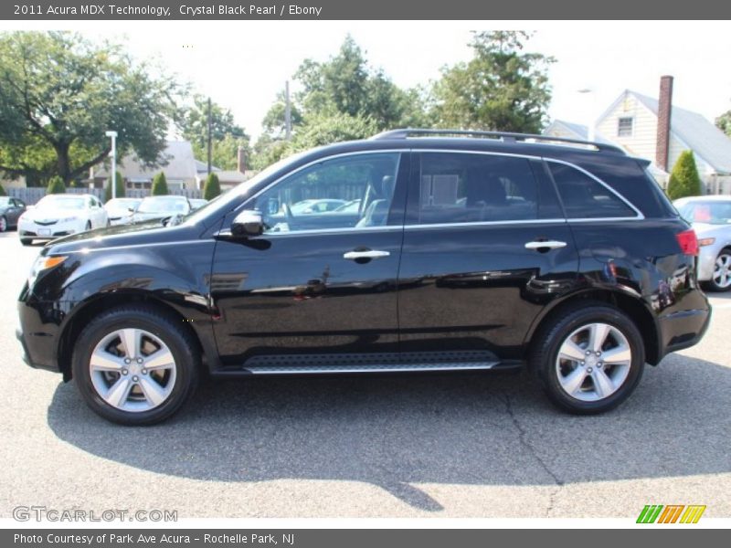 Crystal Black Pearl / Ebony 2011 Acura MDX Technology