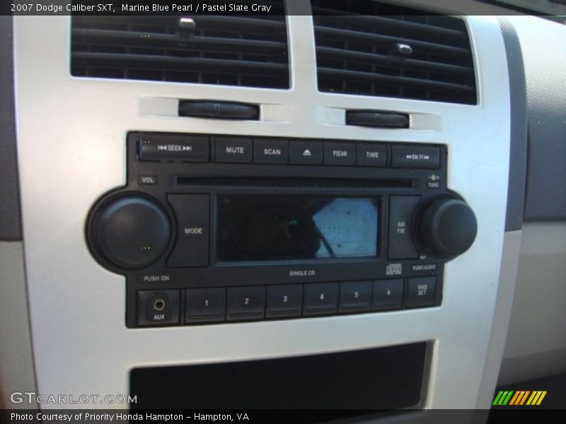 Marine Blue Pearl / Pastel Slate Gray 2007 Dodge Caliber SXT
