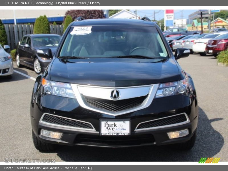 Crystal Black Pearl / Ebony 2011 Acura MDX Technology