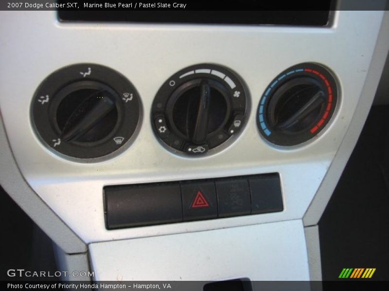 Marine Blue Pearl / Pastel Slate Gray 2007 Dodge Caliber SXT