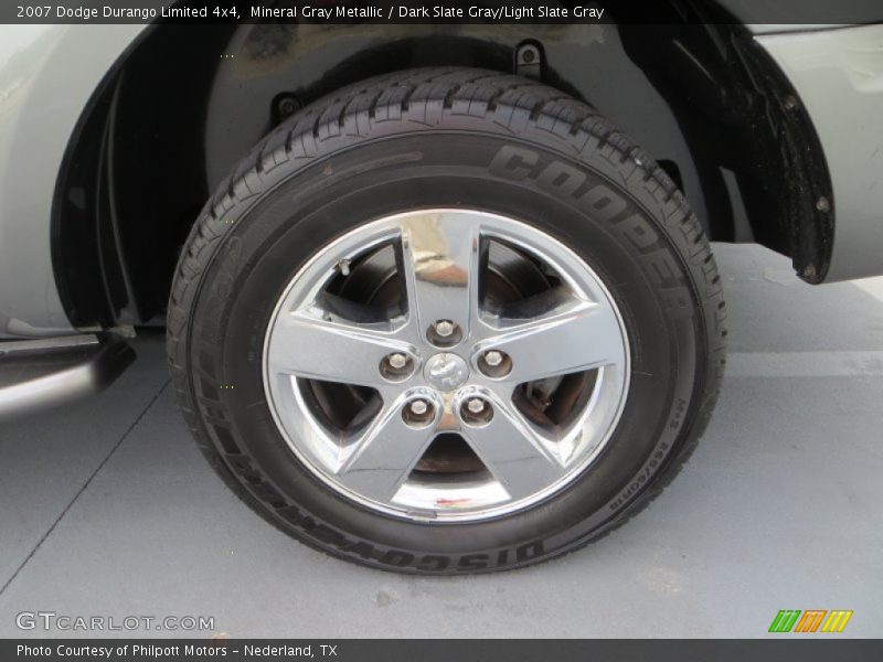 Mineral Gray Metallic / Dark Slate Gray/Light Slate Gray 2007 Dodge Durango Limited 4x4