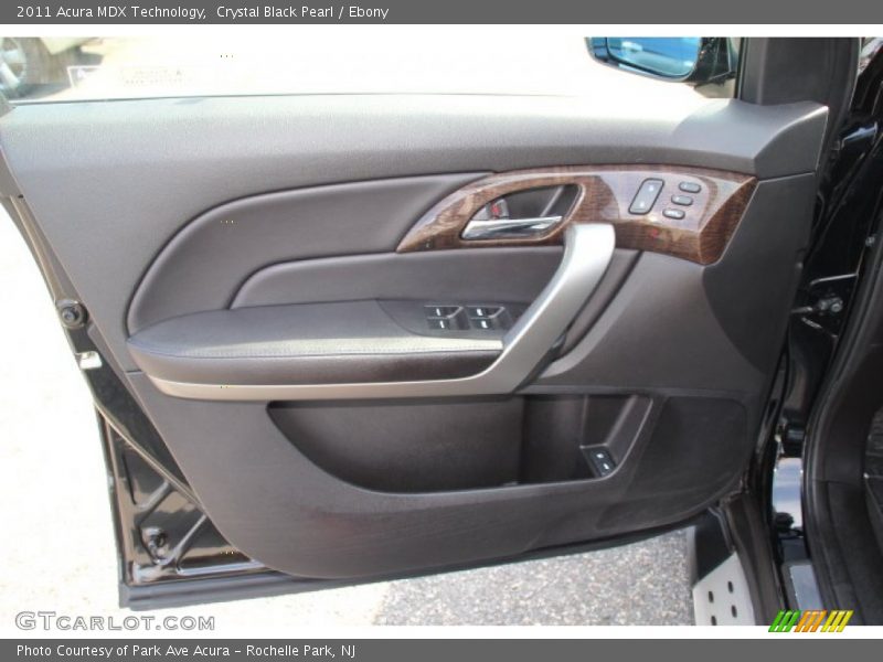 Crystal Black Pearl / Ebony 2011 Acura MDX Technology