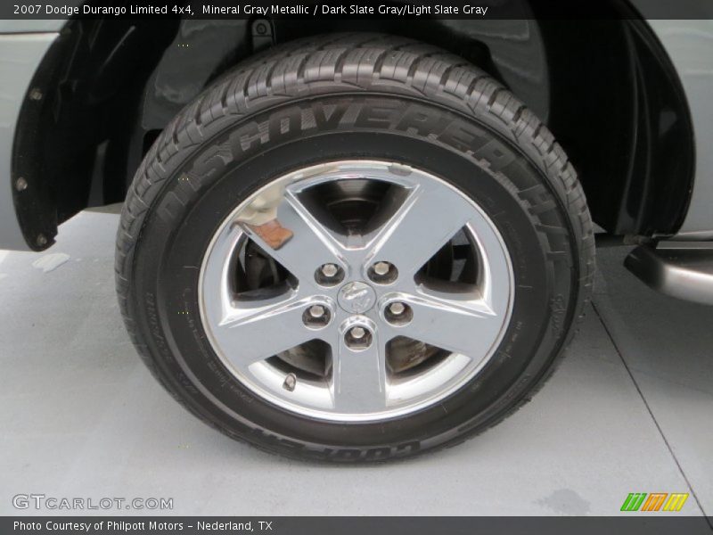 Mineral Gray Metallic / Dark Slate Gray/Light Slate Gray 2007 Dodge Durango Limited 4x4