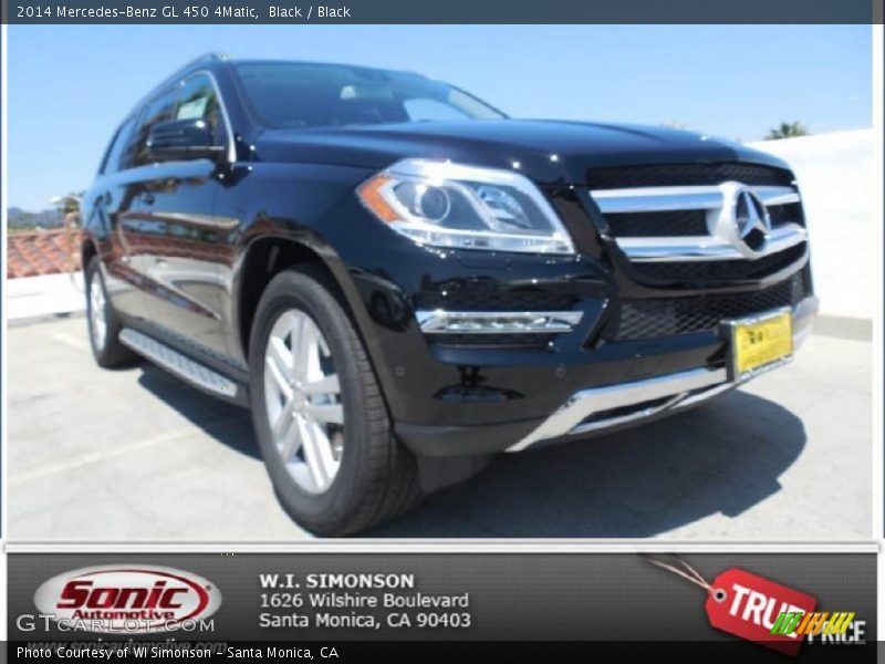 Black / Black 2014 Mercedes-Benz GL 450 4Matic