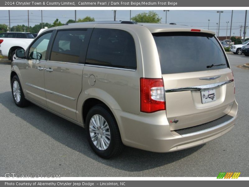Cashmere Pearl / Dark Frost Beige/Medium Frost Beige 2014 Chrysler Town & Country Limited