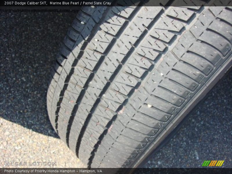 Marine Blue Pearl / Pastel Slate Gray 2007 Dodge Caliber SXT