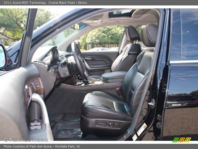 Crystal Black Pearl / Ebony 2011 Acura MDX Technology