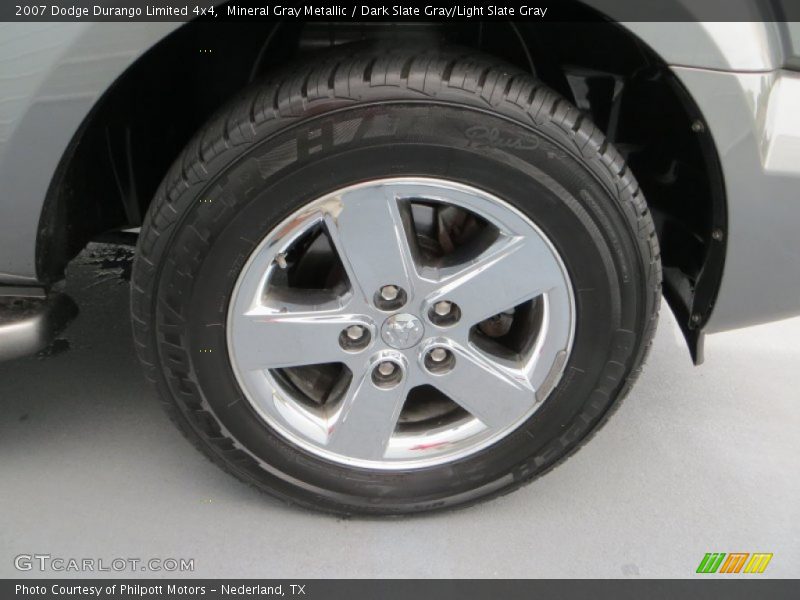 Mineral Gray Metallic / Dark Slate Gray/Light Slate Gray 2007 Dodge Durango Limited 4x4