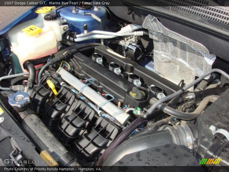 Marine Blue Pearl / Pastel Slate Gray 2007 Dodge Caliber SXT